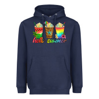 Navy hello summer Heavyweight Hoodie - Artiststas