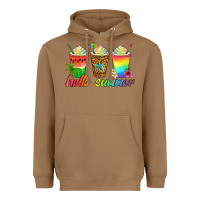 Toasted Coconut hello summer Heavyweight Hoodie - Artiststas