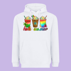 Hello Summer Heavyweight Hoodie Designed By Artiststas