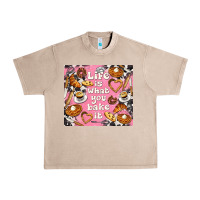French Oak life is what you bake it with cowhide Urban Heavy Tee - TumblerDesignByShophia