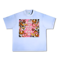 Grape Ice life is what you bake it with cowhide Urban Heavy Tee - TumblerDesignByShophia