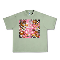 Oil Green life is what you bake it with cowhide Urban Heavy Tee - TumblerDesignByShophia