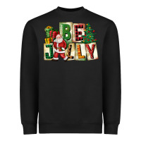 Black be jolly santa christmas Heavyweight Sweatshirt - FaDigitalArtStudio
