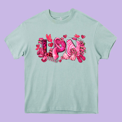 Lpn Breast Cancer Certified Nursing Assistant Heavy Core Tee Designed By Lillyallendesigns