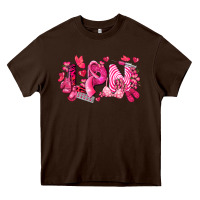 Chocolate Brown lpn breast cancer certified nursing assistant Heavy Core Tee - LillyAllenDesigns