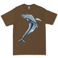 Cacao humpback whale jumping Premium Tee - BarkalooDesign