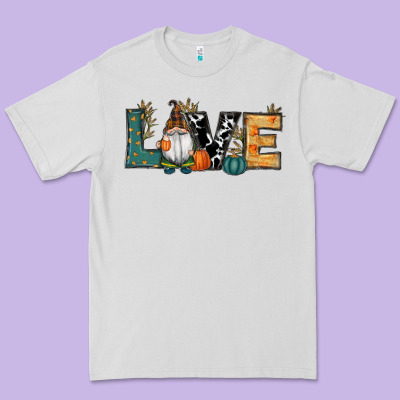Fall Love Gnome Premium Tee Designed By Ranaportraitstore