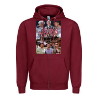 Burgundy The 'Burbs Horror Movie Halloween Zipper Hoodie - minhPixels