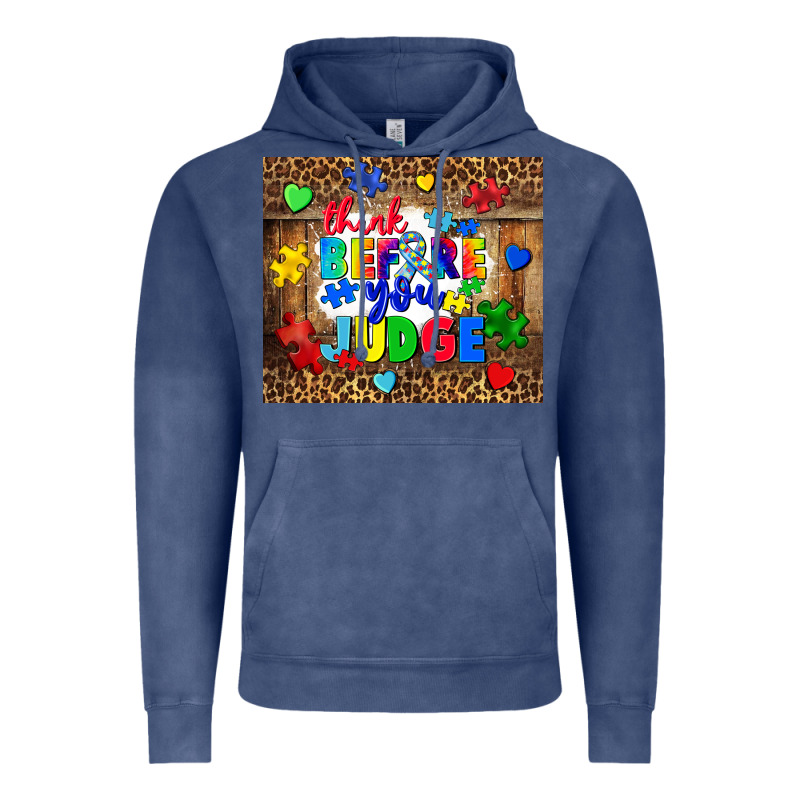 Think Before You Judge Vintage Hoodie by CowGirlArtShop | Teevron