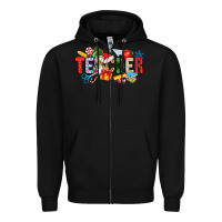 Christmas Teacher Zipper Hoodie | Teevron