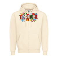 Sandshell Christmas teacher Zipper Hoodie - CowhideDigitalArt