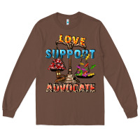 Chestnut Love support advocate Long Sleeve Tee - CowGirlArtShop