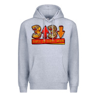 Heather Grey three up three down softball Premium Hoodie - Jasminsmagicworld