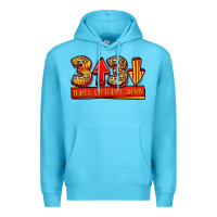 Ocean Blue three up three down softball Premium Hoodie - Jasminsmagicworld