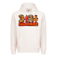 Pale Pink three up three down softball Premium Hoodie - Jasminsmagicworld