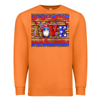 Carrot american flag gnomes love star leopard glitter Premium Sweatshirt - Artiststas