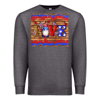 Charcoal Heather american flag gnomes love star leopard glitter Premium Sweatshirt - Artiststas