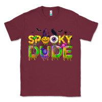 Burgundy spooky dude Classic Tee - NancyCooperArtShop