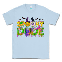 Dusty Blue spooky dude Classic Tee - NancyCooperArtShop