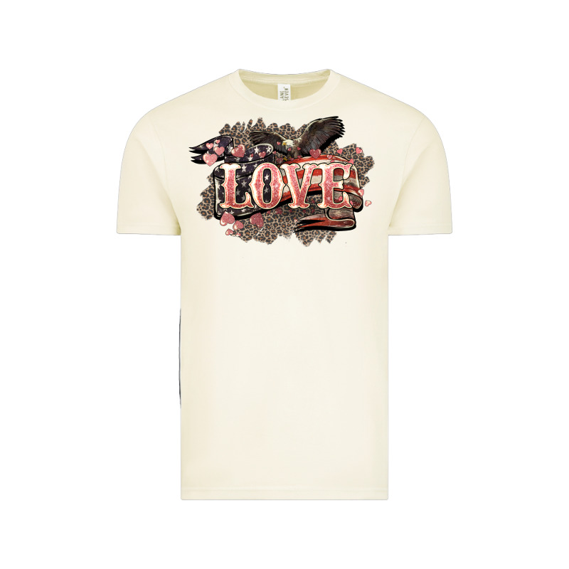Love America 4th Of July Vintage Tee by HowdyJamesFarm | Teevron