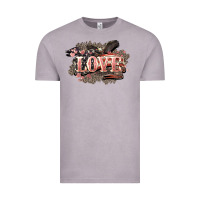 Vintage Zinc Love America 4th of july Vintage Tee - HowdyJamesFarm