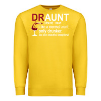 Lemon Funny Drunk Aunt Definition DRAUNT Gift For Auntie Premium Sweatshirt - minhPixels