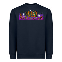 Navy halloween mini libbey glass Heavyweight Sweatshirt - BundleAndBundleShop