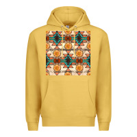Antique Gold native american aztec seamless pattern 1 Premium Hoodie - BundleAndBundleShop