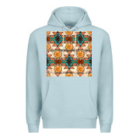 Blue Mist native american aztec seamless pattern 1 Premium Hoodie - BundleAndBundleShop