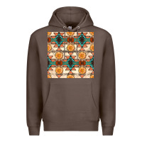 Coffee native american aztec seamless pattern 1 Premium Hoodie - BundleAndBundleShop