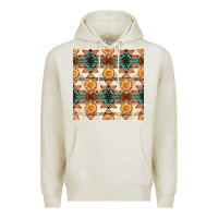 Oatmeal Heather native american aztec seamless pattern 1 Premium Hoodie - BundleAndBundleShop