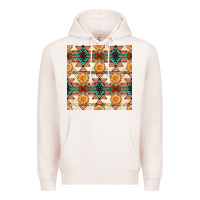 Pale Pink native american aztec seamless pattern 1 Premium Hoodie - BundleAndBundleShop