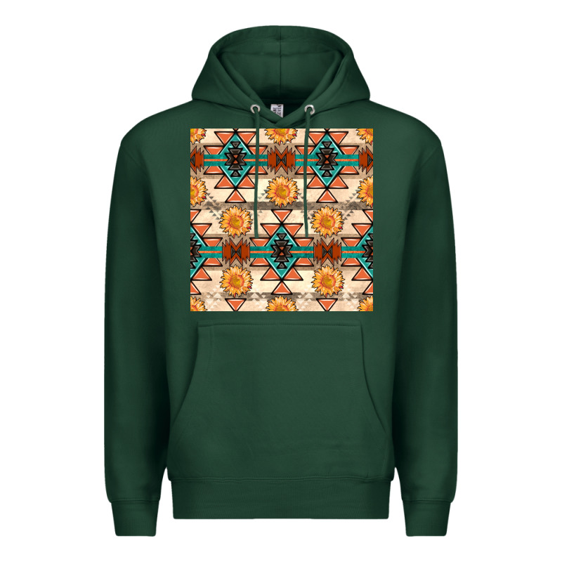 Native American Aztec Seamless Pattern 1 Premium Hoodie by BundleAndBundleShop | Teevron