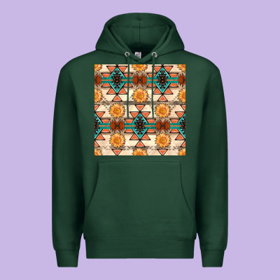 Native American Aztec Seamless Pattern 1 Premium Hoodie Designed By Bundleandbundleshop