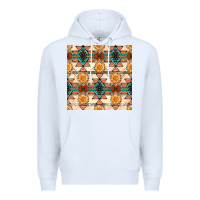 White native american aztec seamless pattern 1 Premium Hoodie - BundleAndBundleShop