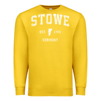 Lemon Stowe Vermont Vt Vintage Athletic Sports Premium Sweatshirt - minhPixels