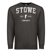 Smoke Stowe Vermont Vt Vintage Athletic Sports Premium Sweatshirt - minhPixels
