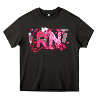 Asphalt rn breast cancer registered nurse Heavy Core Tee - LillyAllenDesigns