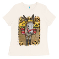Bone Donkey With Sunflowers Ladies Tee - Bettercallsaul