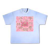 Grape Ice i am enough with glitter Urban Heavy Tee - TumblerDesignByShophia