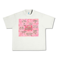 Pistachio i am enough with glitter Urban Heavy Tee - TumblerDesignByShophia