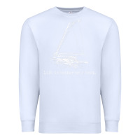 White Life Is Better On A Boat Sailboat Sketch Cool Sailing Gifts Premium Sweatshirt - minhPixels