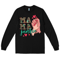 Black Mama Junkie Mother's Day Long Sleeve Tee - CowGirlArtShop