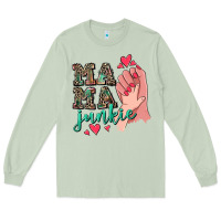 Matcha Mama Junkie Mother's Day Long Sleeve Tee - CowGirlArtShop