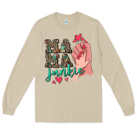 Mushroom Mama Junkie Mother's Day Long Sleeve Tee - CowGirlArtShop