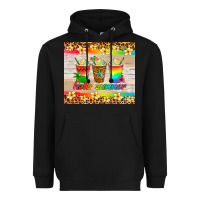 Black hello summer ice coffee Heavyweight Hoodie - Artiststas