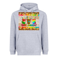 Heather Grey hello summer ice coffee Heavyweight Hoodie - Artiststas