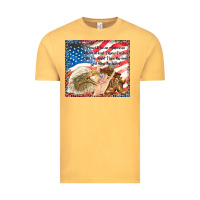 Vintage Mustard god bless the usa Vintage Tee - TumblerDesignByShophia