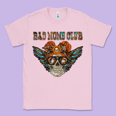 Bad Moms Club Classic Tee Designed By Racoondesign