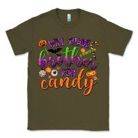 Army Green Will Trade Brother for Candy Classic Tee - texasbilliewilder